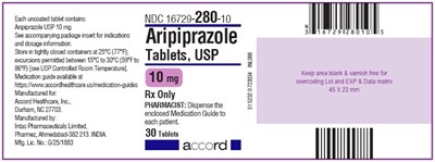 10 mg-30 Tablets - aripiprazole 10mg 30 tab