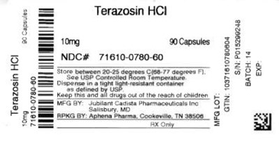 Bottle Label 10 mg (71610 0780 60)