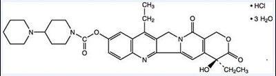 Irinotecan Hydrochloride Structural formula - irinotecan hydrochloride