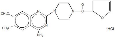 Chemical Structure - prazosin 01