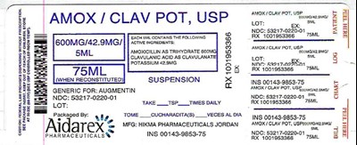 Image Label (Amoxicillin Clavulanate Potassium Usp 3)