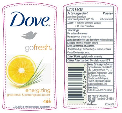 Dove Go Fresh Energizing 48 Pdp (Dovegofreshenergizingpdp48)