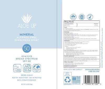 Aloe Up Spf 50 Mineral Spray (Aloeupmineralsprayspf50)