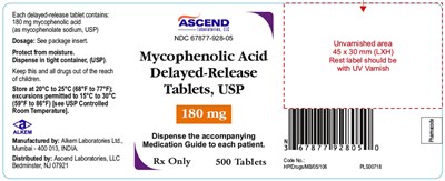 Mycophenolicacid-180mg-500tab (Mycophenolicacid 180mg 500tab)