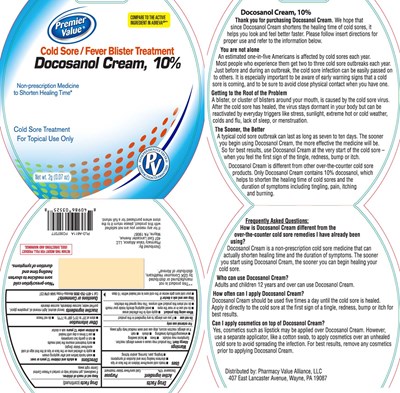 Docosanol 10% (Docosanol 10 Percent Cream Enc 0 07 Oz 1)
