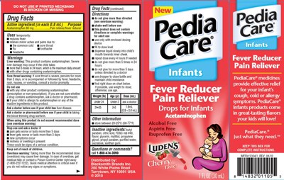 PRINCIPAL DISPLAY PANELPediaCare Infants Fever Reducer Cherry Flavor - pediacare infants fever reducer cherry 01