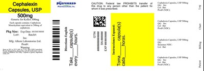 Cephalexin Capsules Usp 500mg (Cephalexin 500mg 500caps)