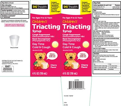 triacting-daytime-cold-cough-cherry-liquid-1.jpg Dextromethorphan HBr 5 mg, Phenylephrine HCI 2.5 mg - triacting daytime cold cough cherry liquid 1