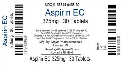 Bottle Label 325mg (67544 468)