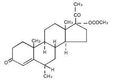 Chemical Structure (Medroxyprogesterone 01)