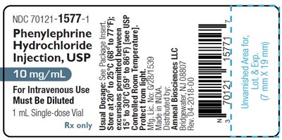 1 - phenylephrine hydrochloride 1 ml 2