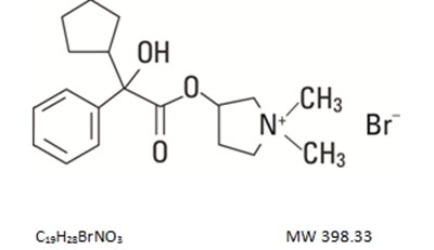 chemical structure - glycopyrrolate injection 1