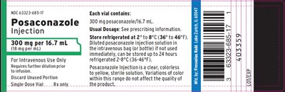 pos01-0005-04.jpg PACKAGE LABEL - PRINCIPAL DISPLAY – Posaconazole Injection Vial Label - pos01 0005 04