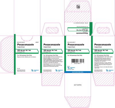 Package Label (PRINCIPAL DISPLAY – Posaconazole Injection Carton Label)