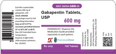 gabapentin-06.jpg PRINCIPAL DISPLAY PANEL - 600 mg Tablet Bottle Label - gabapentin 06