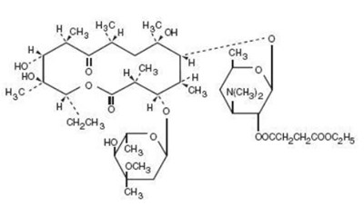 Chemical Structure - erythromycin 01