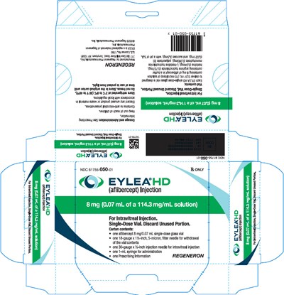 PRINCIPAL DISPLAY PANEL - 0.07 mL Vial Carton - 050 - eylea 12