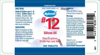 Silicea_6X_500_Tablets.jpg label - Silicea 6X 500 Tablets