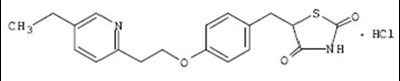 Pioglitazone Hydrochloride Structural Formula (Pioglitazone HCl Tablets Usp 1)