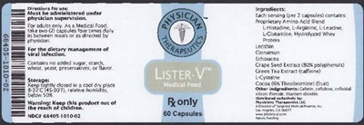 Lister V Label (Listervlabel)