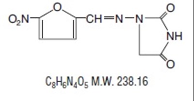 Chemical-structure (Nitrofurantoin Structure)