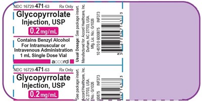 glycopyrrolate-injection-2.jpg Glycopyrrolate injection, USP 0.2 mg/mL 1 mL Single Dose Vial - glycopyrrolate injection 2