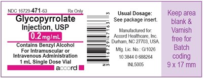 glycopyrrolate-injection-3.jpg Glycopyrrolate injection, USP 0.2 mg/mL 25 x 1 mL Single Dose Vials - glycopyrrolate injection 3