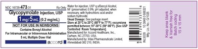 glycopyrrolate-injection-8.jpg Glycopyrrolate injection, USP 4 mg/20 mL (0.2 mg/mL) 20 mL Multiple Dose Vial-Label - glycopyrrolate injection 8