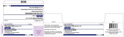 glycopyrrolate-injection-9.jpg Glycopyrrolate injection, USP 4 mg/20 mL (0.2 mg/mL) 20 mL Multiple Dose Vial-Mono carton - glycopyrrolate injection 9