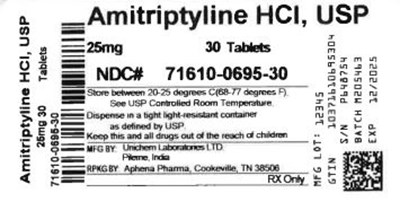 Bottle Label 25 mg (71610 0695 30)