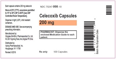 200mg-label.jpg Principal Display Panel - 200 mg Bottle Label - 200mg label