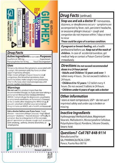 Image Description (Gliphex 100s Bottle Label)