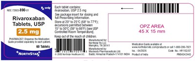 878 (Rivaroxaban Tablets 2 5mg 60s)