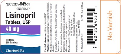 "image Description" (Lisinopril Label 40mg 300)