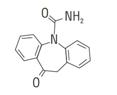 "image Description" (Oxcarbazepine Tabs Usp Structure)