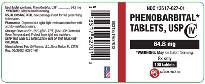 phenobarbital-tablets-grains-4.jpg This is an image of the label for Phenobarbital Tablets, USP 64.8 mg 100 count. - phenobarbital tablets grains 4