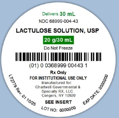 "image Description" (Lactulose Oral Solution 30ml Unit Dose Label)