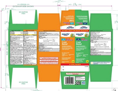 Equate Daytime And Nighttime Relief Value Pack 12 Packets (Image 01)