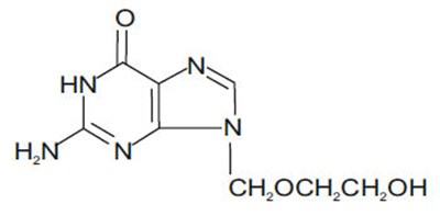 Chemical Structure - acyclovir 01