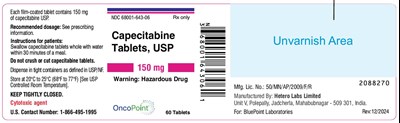 Label- Capecitabine Tablets USP 150 mg - capecitabine150mglabel