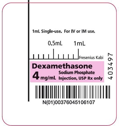 Package Label (PRINCIPAL DISPLAY - Dexamethasone 1 mL Syringe Label)