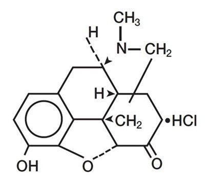 Chemical-structure (Hydromorphone Hydrochloride Tablets Usp 1)