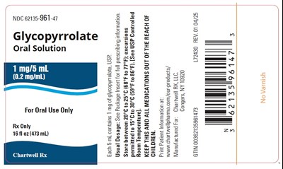 "image Description" (Glycopyrrolate Oral Solution 473ml Bottle Label)