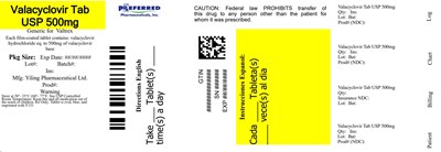 Valacyclovir Tab Usp 500mg (Valacyclovir 02)