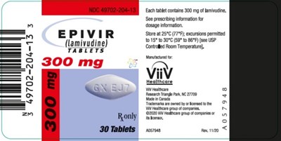 epivir-spl-graphic-04.jpg Epivir 300mg 30 count label - epivir spl graphic 04