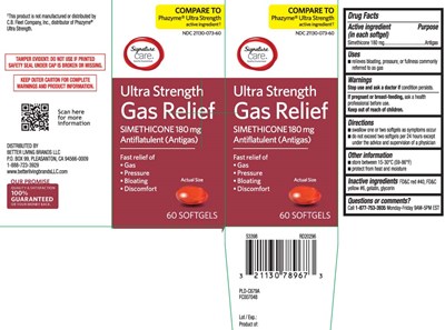 Simethicone 180 mg (Gas Relief 180 mg Softgels Cat 1)