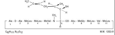 Cyclosporine Structural Formula (62c3eb1c 1706 4ff1 B6dc 3e03b7a6cfb1 06)