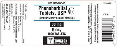 Phenobarbital Tablets 30mg 1000s (Phenobarbital Tablets 3)