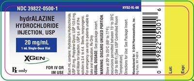 hydralazine-hydrochloride-injection-usp-2.jpg vial - hydralazine hydrochloride injection usp 2