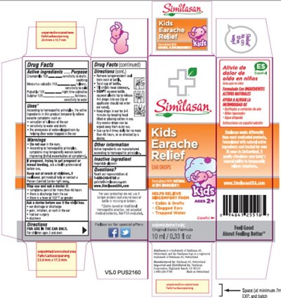 Principal Display Panelsimilasankids Earachereliefear Drops10 mL / 0.33 Fl Oz (Kids Earache Relief 01)